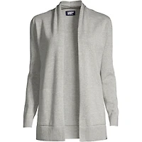Lands' End Petite Long Sleeve Open Long Cardigan Sweater