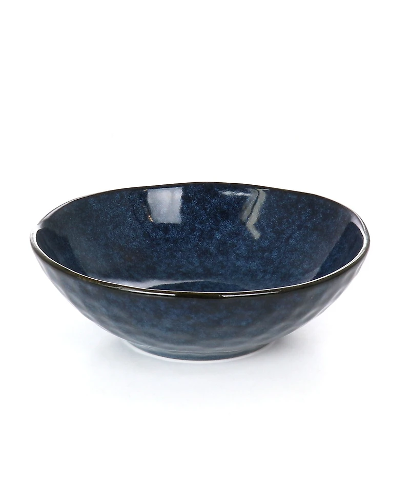 Elama Samara Blue 12 Pc. Dinnerware Set, Service for 4