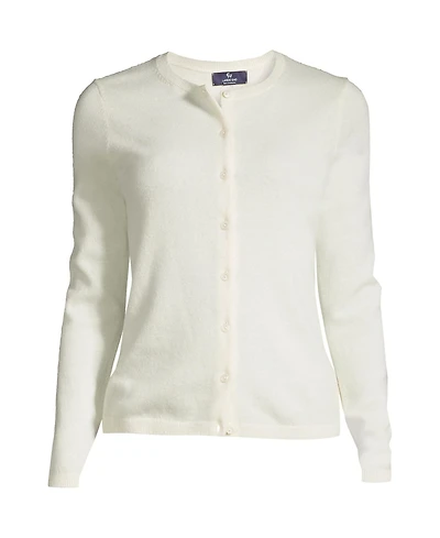Lands' End Women's Petite Cashmere Cardigan Sweater