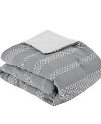 Madison Park Drew Clipped Jacquard 5-Pc. Comforter Set