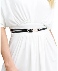 Belle & Bloom London Mood Leather Tie Belt