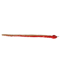 Aurora X-Large Red Corn Snake Playful Plush Toy Red 50"