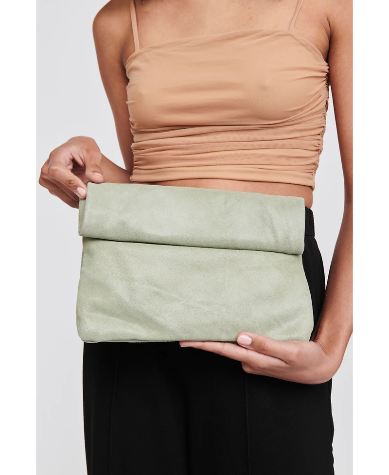 Moda Luxe Gianna Metallic Clutch
