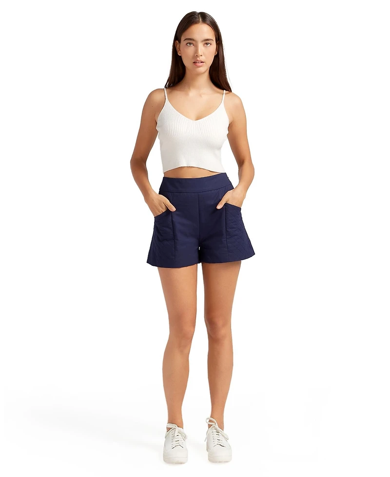 Belle & Bloom Women's A Kind Of Magic Quilted Shorts