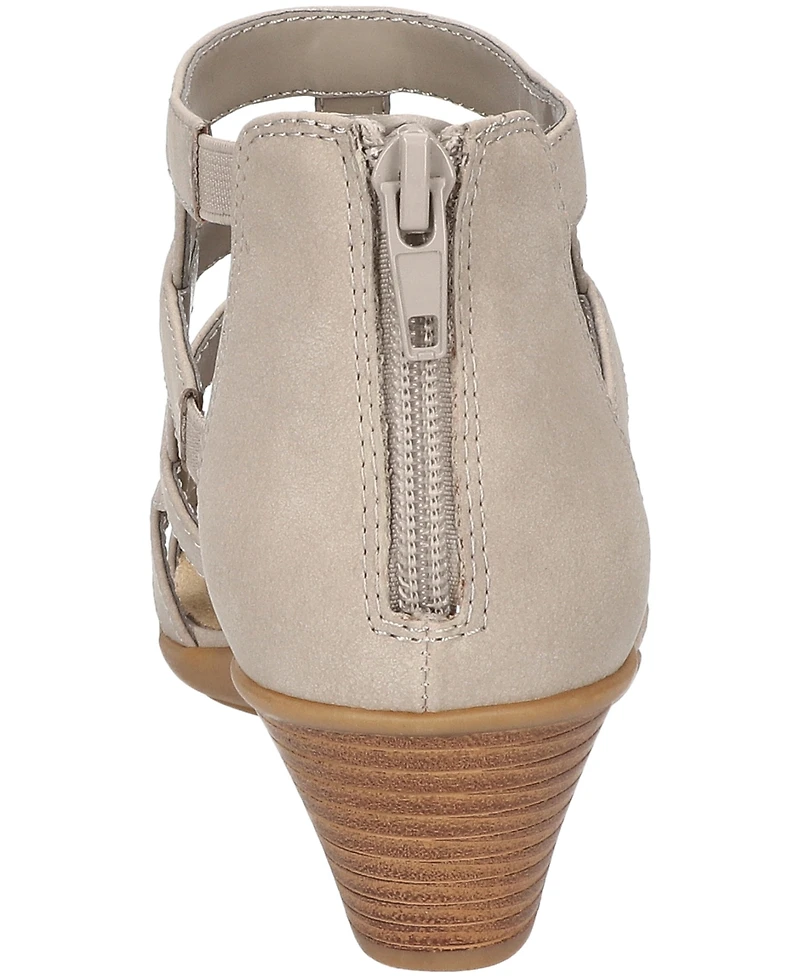Easy Street Women's Marg Zip Gladiator Sandals
