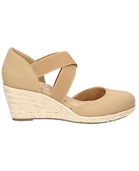 Easy Street Women's Pari Slip-On Espadrille Wedges Sandals