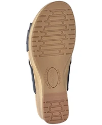 Easy Street Women's Rosanna Slip-On Slip Resistant Wedge Sandals