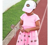 Child Girl Football Patch Hat