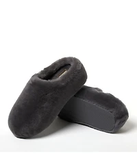 Fireside by Dearfoams Women's Maryboro Genuine Shearling Platform Fuzzy Clog Slipper