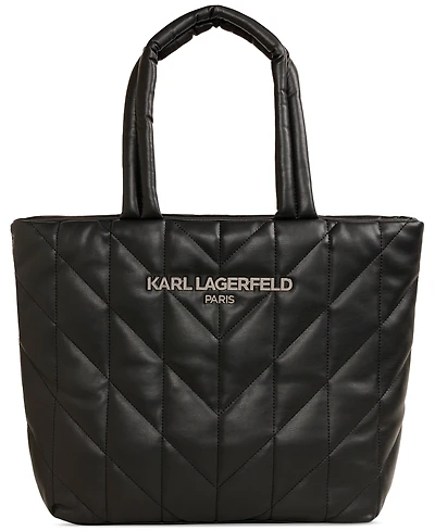 Karl Lagerfeld Paris Voyage Large Quilted Tote