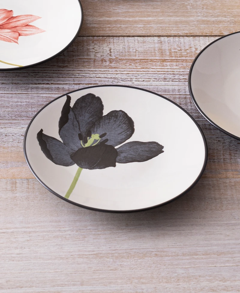 Noritake Colorwave Floral Appetizer Plates, Set of 4