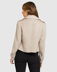 Belle & Bloom Better Off Military Peacoat Women's