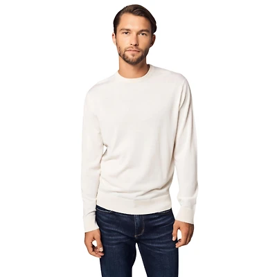 Bellemere New York Men's Bellemere Pure Crew Neck Merino Sweater