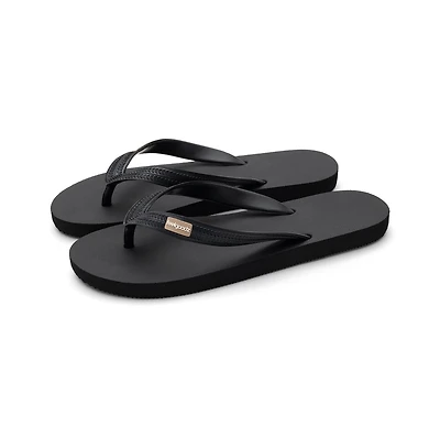 Feelgoodz Women s Classicz Core Natural Rubber Flip-Flop Thong Sandals