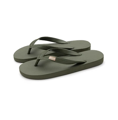 Feelgoodz Women s Classicz Core Natural Rubber Flip-Flop Thong Sandals