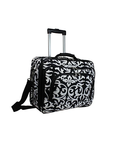 World Traveler 17-inch Rolling Laptop Case with Wheels and Handle