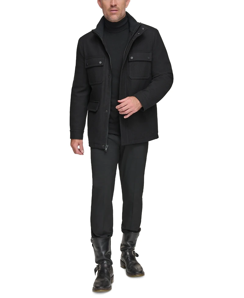 Marc New York Men's Dunbar Four Pocket Military-Inspired Jacket