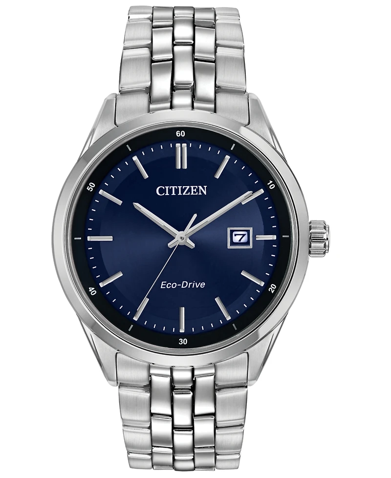 Citizen Men's Eco-Drive Stainless Steel Bracelet Watch 41mm BM7251-53L