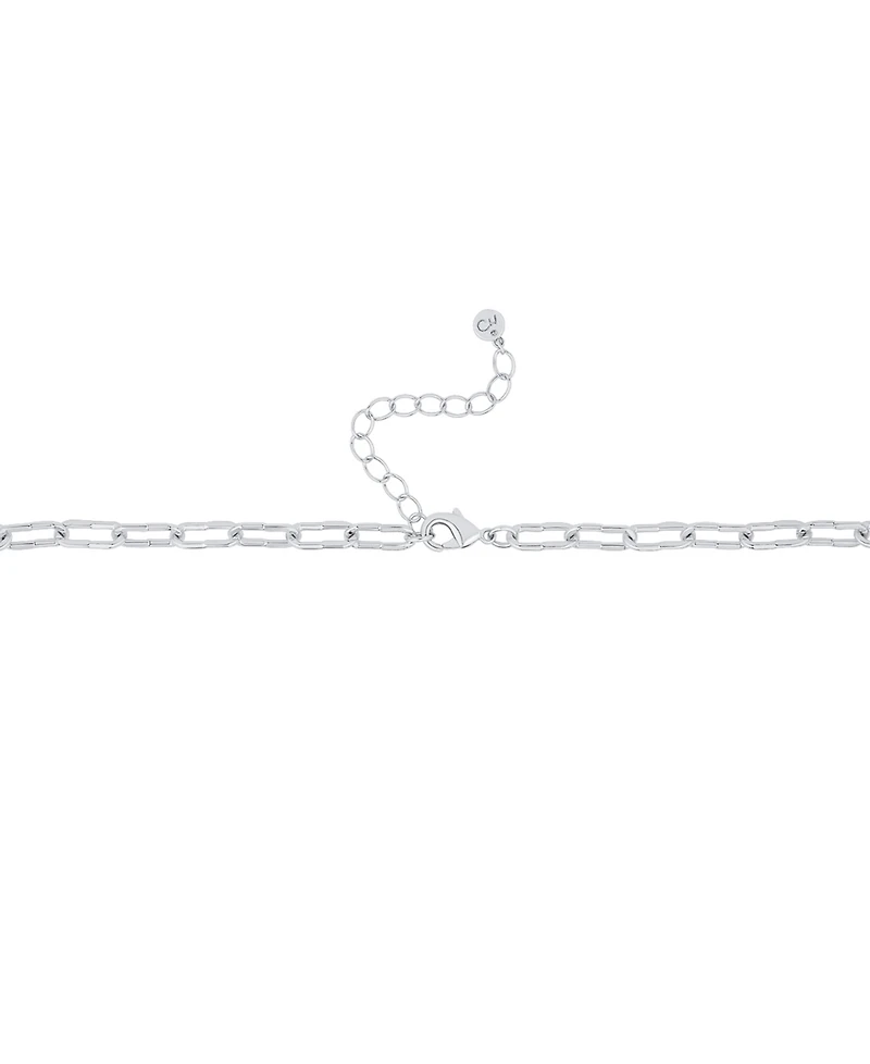 And Now This Silver-Plated or 18K Gold-Plated Chunky Chain Necklace