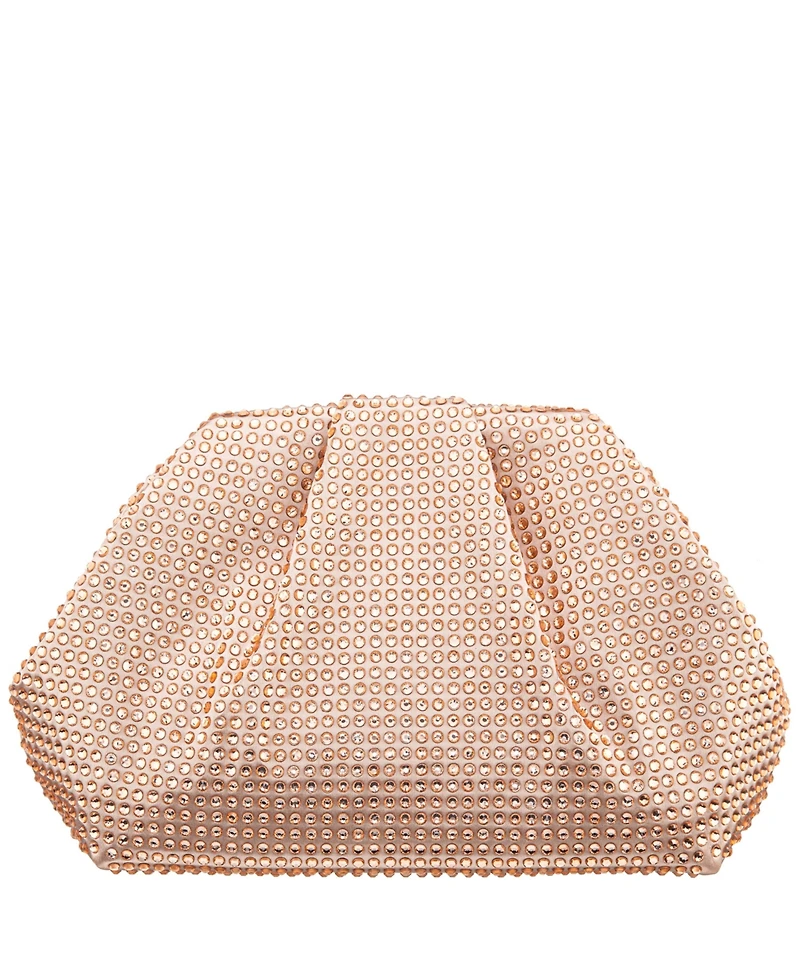 Nina Crystal Encrusted Frame Clutch