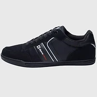 Alpine Swiss Men's Liam Fashion Sneakers Suede Trim Low Top Lace Up Tennis Shoes