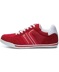 Alpine Swiss Men's Liam Fashion Sneakers Suede Trim Low Top Lace Up Tennis Shoes
