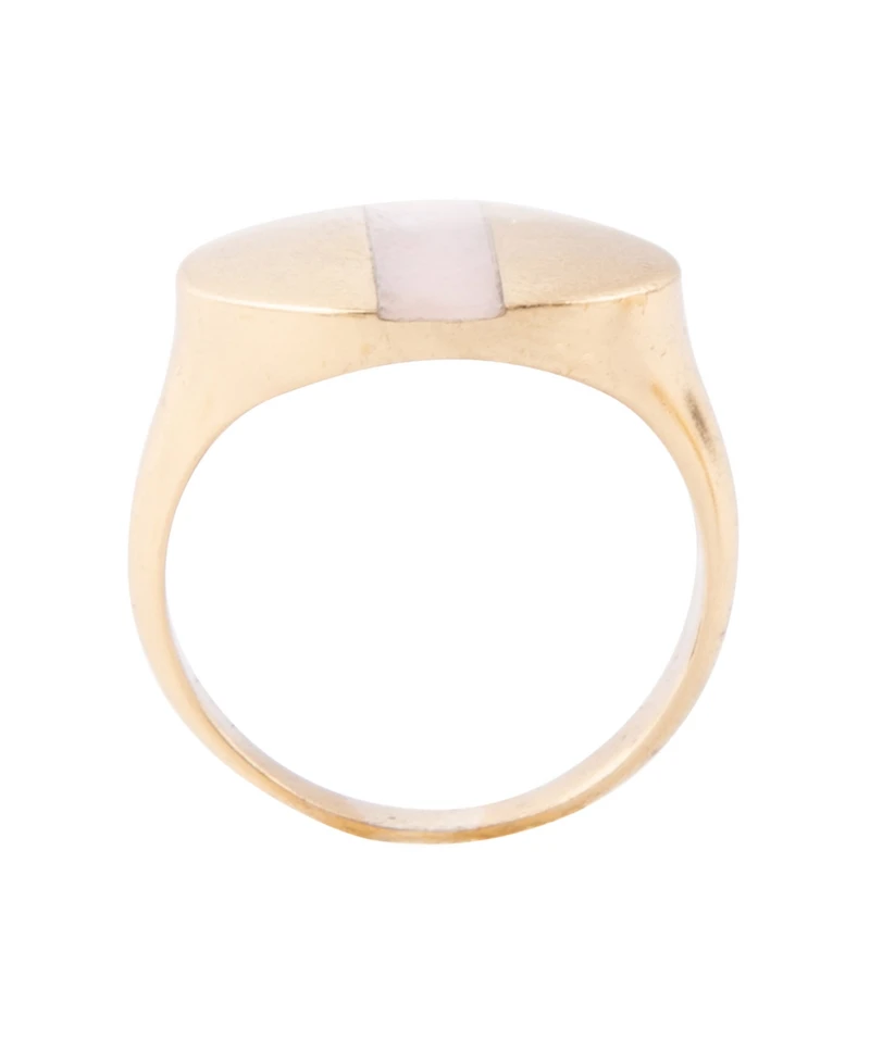 Barse Signet Bronze Circle Band Ring