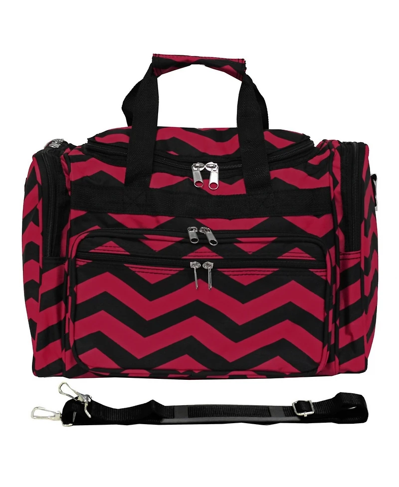 World Traveler Chevron 16-Inch Gym Bag Duffle Bag