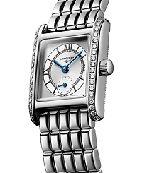 Longines Women's Swiss Mini DolceVita Diamond (1/2 ct. t.w.) Stainless Steel Bracelet Watch 22x29mm