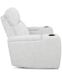 Greymel 37" Zero Gravity Fabric Chair with Power Headrest, Created for Macy's