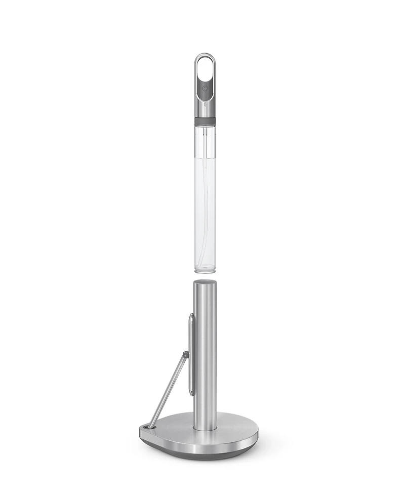 simplehuman Tension Arm Kitchen Paper Towel Holder with Spray