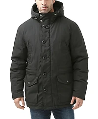 Moderm Men Hooded Down Parka Coat