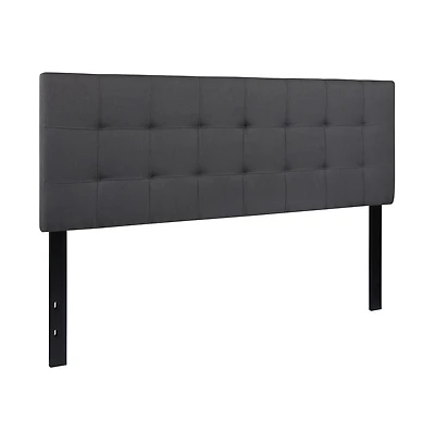 Quilted Tufted Queen Upholstered Headboard