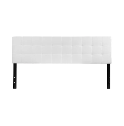 Quilted Tufted King Upholstered Headboard