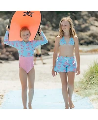 Toddler, Child Girls Lighthouse Island Sustainable Board Shorts