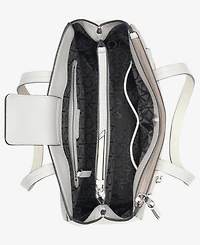 Hadley Signature Colorblocked Triple Compartment Tote
