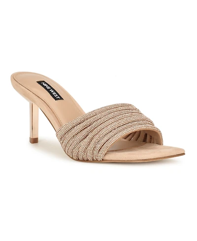 Nine West Women's Harbor Embellished Slip-On Dress Sandals