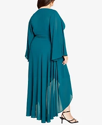 City Chic Plus Fleetwood Maxi Dress