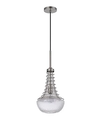 Baraboo 21" Height Metal and Glass Pendant