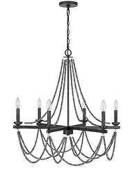 Ventura 30" Height Metal Chandelier