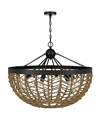 Lillington 6 Light 24" Height Metal Pendant