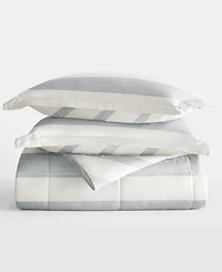 ienjoy Home Distressed Stripe Reversible -Pc. Comforter Set