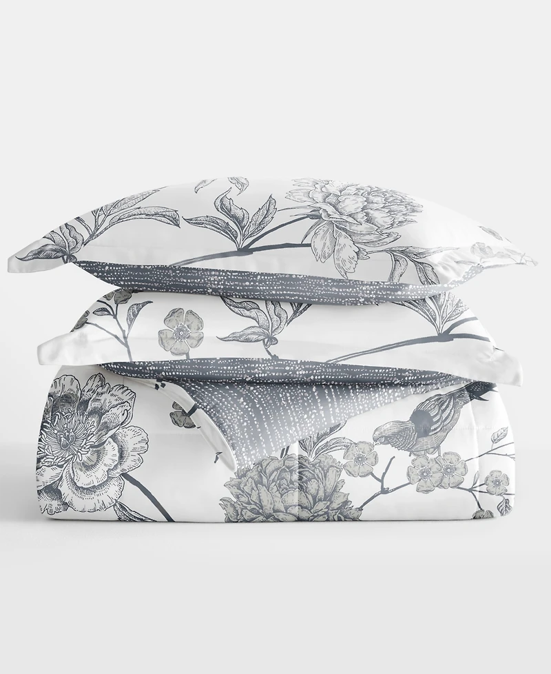 ienjoy Home Molly Botanicals Reversible 3-Pc. Comforter Set, King/California King