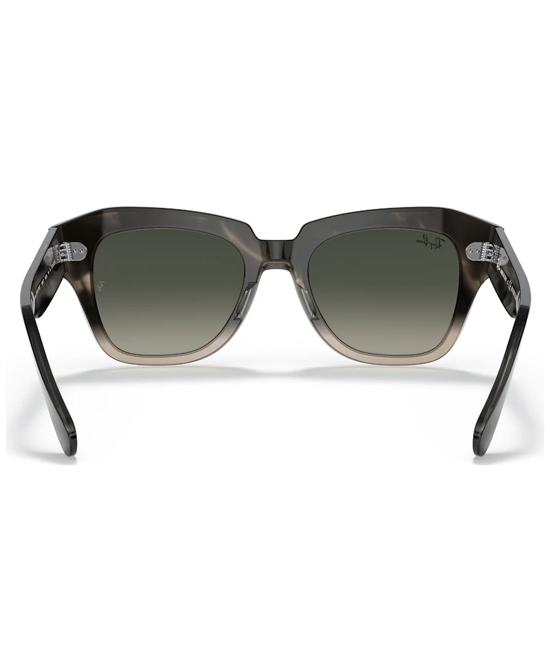 Ray-Ban Unisex State Street Sunglasses, Gradient RB2186