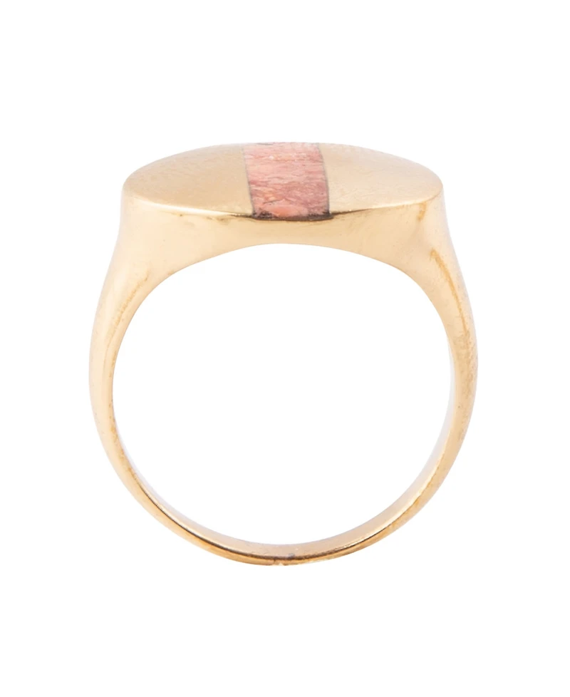 Barse Signet Bronze Circle Band Ring