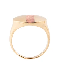 Barse Signet Bronze Circle Band Ring
