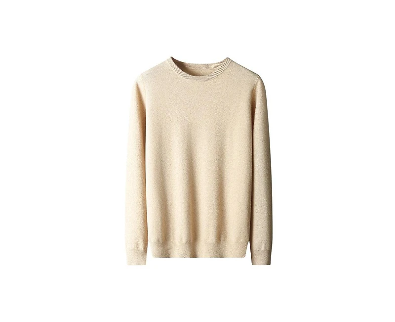 Bellemere New York Men's Pure Crew Neck Merino Sweater