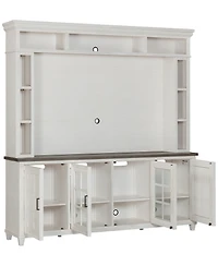 84" Dawnwood Tv Console with 4 Doors