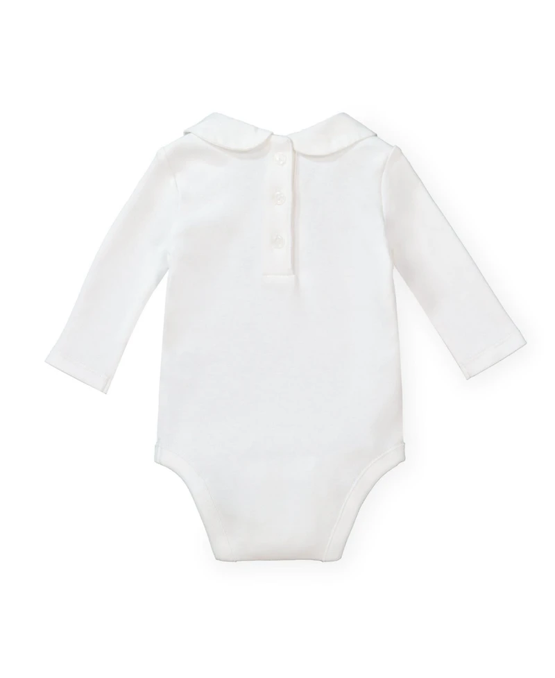 Hope & Henry Baby Boys Peter Pan Collar Bodysuit