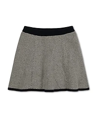 Hope & Henry Girls Long Sleeve Cardigan and Skirt Sweater Set with Trim